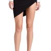 Women's Side Drape Mini Skirt