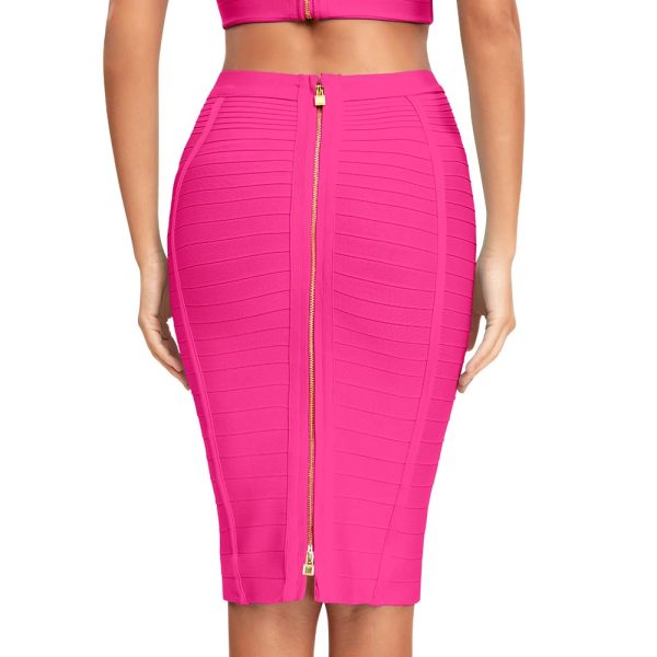 Women's Bandage Skirt High Waist Bandage Skirt Pencil Skirt