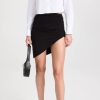 Women's Side Drape Mini Skirt