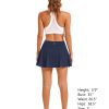 Women's Tennis Golf Skirts High Waisted with Pockets Inner Shorts for Athletic Skorts Sports Running Pickleball