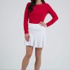 Athleisure Wear Sun Protective UPF 50+ Icefil Cooling Flounce Skort with Back Pockets - 20000