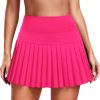 Pleated Tennis Skirt for Women with Shorts Athletic Golf Skort Workout Running Sports Skirts Skorts with Pockets