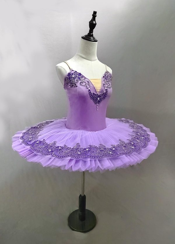 Professional Swan Lake Dance Costumes Kids Womens Ballet Skirt Girls Pancake Tutu Dress