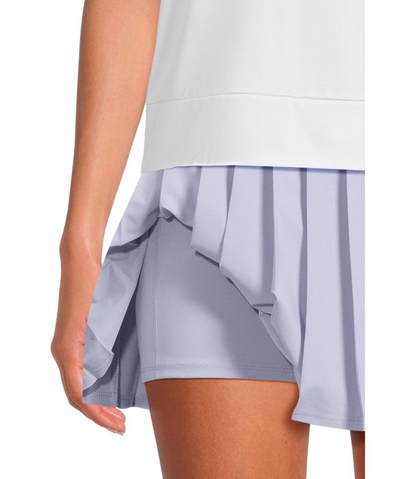 Women's 16" High Waist Skort with Pleats