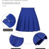 Womens Girls Pleated Tennis Skirts High Waisted A-line Skirt School Uniform Athletic Golf Skorts with Shorts,2T-4XL