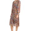 Long Sleeve Midi Wrap Bridal Shower Or Wedding Guest Work Dresses for Women