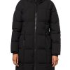 Women's Zipper Hooded Puffer Coat
