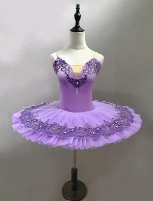 Professional Swan Lake Dance Costumes Kids Womens Ballet Skirt Girls Pancake Tutu Dress