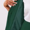Business Skirt Suit Set for Women's 2 Piece Office Work Outfit Collarless Blazer Pencil Skirt