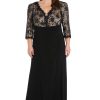 Womens Lace Sequin Evening Dress