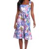 Floral Summer Cute Knee Length, Wedding Guest Dresses for Women