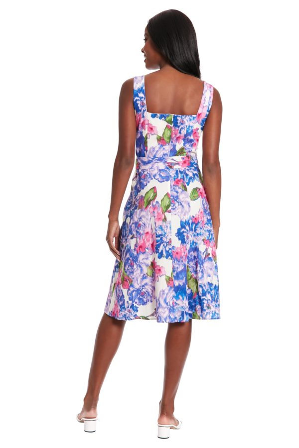Floral Summer Cute Knee Length, Wedding Guest Dresses for Women