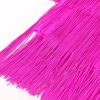 Women's High Waist Fringe Tiered Bodycon Pencil Midi Skirt