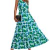 Women Summer Dresses Casual Sleeveless Maxi Dresses Cute Floral Long Dress Wedding Guest Dress