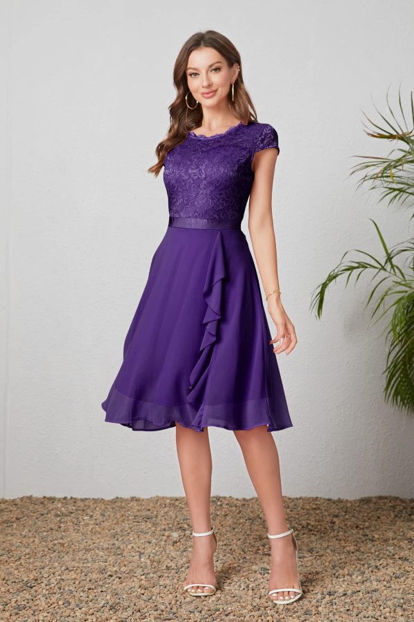 Women's Cocktail Dresses for Women Evening Party, Tea Party Dress for Women 2024 Wedding Guest Dress Prom Semi Formal Dress