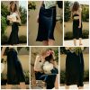 Mulberry Silk Skirts for Women Midi Length Elegant Skirt Slit Dresses Casual Party Sexy High Waist Dress