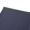 Women's High Waist Stretch Ribbed Knit Pencil Skirt Midi Length with Side Slit Office Work Bodycon Style