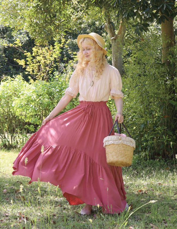 Maxi Skirts for Women High Waist Renaissance Skirt Long Skirt with Pockets