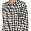 Women's Four Button Boxy Blazer & Skirt, 2pc Set