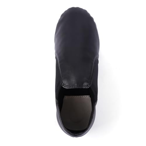Unisex 006 PU Leather Upper Slip-on Jazz Shoe for Women and Men's Dance Shoes