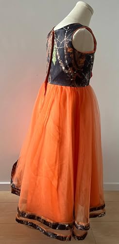 Princess Flower Girl Dress Camo and Tulle Banquet Birthday Party Gowns