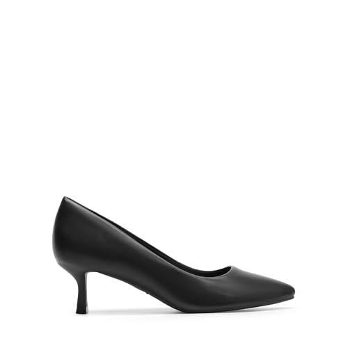 Women's Pumps Closed Toe Pointed Toe Kitten Heels for Women Party Dance Wedding Dress Shoes for Women