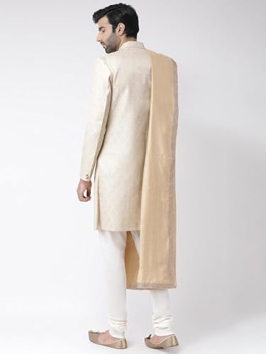 Men's Indowestern Sherwani & Pajama/Dhoti with Dupatta Set – Traditional Indian Ethnic Wear for Ocassions