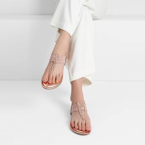 Women's Elastic Strappy String Thong Ankle Strap Summer Gladiator Sandals