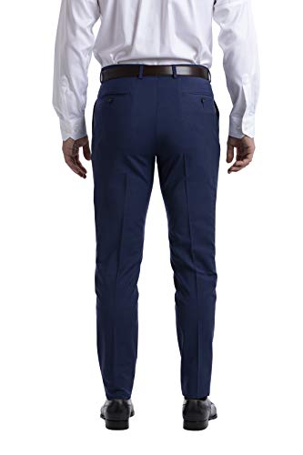 Skinny Fit Men’s Suit Separates with Performance Stretch Fabric, Charcoal, 34W x 34L