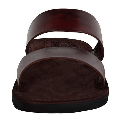 31U6Or9EHXL.jpg Men/Women Biblical Jesus Leather/Suede Sandals/Slides From Jerusalem (Style I)