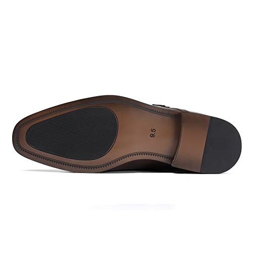 Men's Dress Loafer Shoes Monk Strap Slip On Loafers