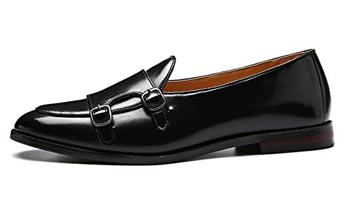 Italy Luxury Monk Strap Wedding Dress Shoes for Men Leather Handmade Shoes