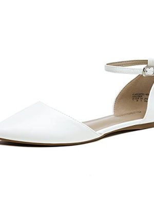 Flapointed Women's Casual D'Orsay Pointed Plain Ballet Comfort Soft Slip On Flats Shoes