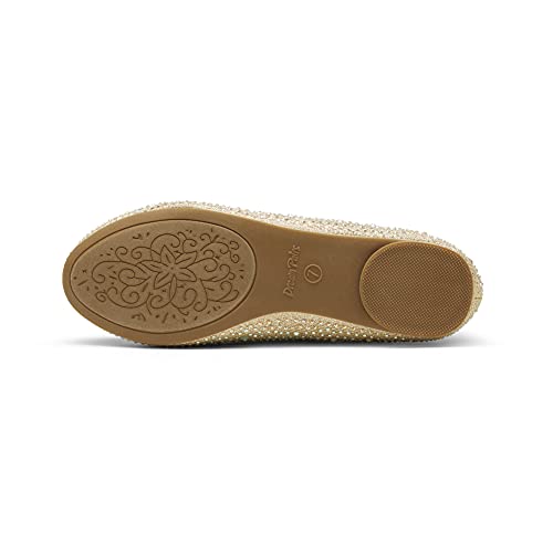 Women's Sole-Shine Rhinestone Ballet Flats Shoes