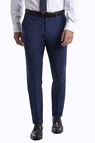 Skinny Fit Men’s Suit Separates with Performance Stretch Fabric, Charcoal, 34W x 34L