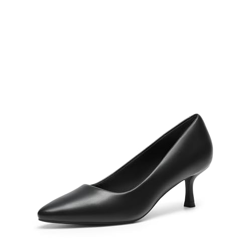 Women's Pumps Closed Toe Pointed Toe Kitten Heels for Women Party Dance Wedding Dress Shoes for Women