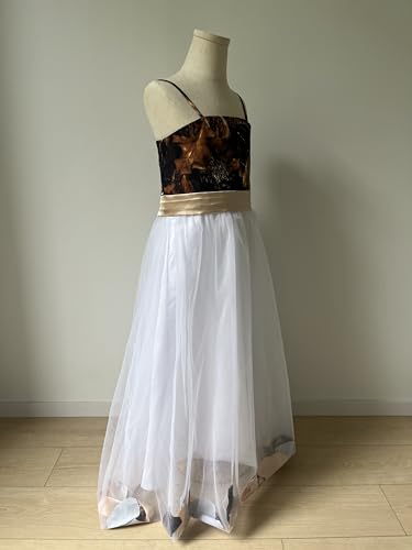Bride Snowfall Camo Mini Junior Bridesmaid Dresses Flower Girl Dress with Spaghetti Straps