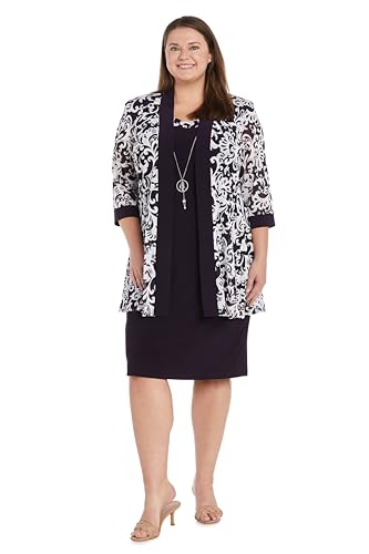 Womens 2PC Printed Two Piece Dress