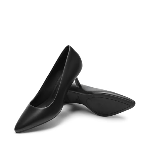 Women's Pumps Closed Toe Pointed Toe Kitten Heels for Women Party Dance Wedding Dress Shoes for Women