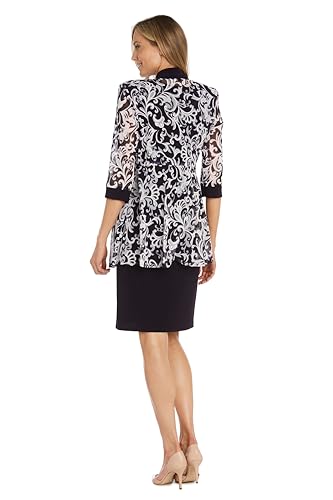 Womens 2PC Printed Two Piece Dress