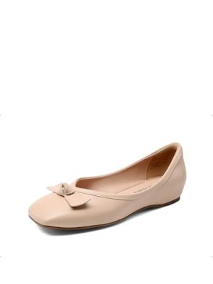 Women's Low Wedge Dressy Flats, Comfortable Square Toe Rhinestone Wedding Shoes