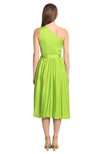 Women's One Shoulder Pleated Skirt Dress Event Occasion Party Guest of