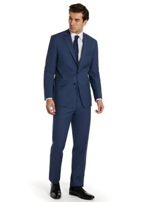 Michael Kors Men’s 3-Piece Classic Fit Suit Separates | Blazer, Vest & Pants, Perfect for Weddings, Proms & Formal Events
