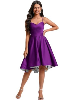Spaghetti Straps Camouflage Wedding Guest Bridesmaid Dress Short Prom Dresses