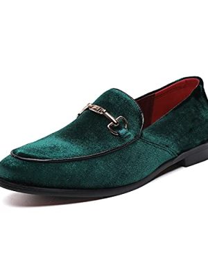 Men's Luxury Velvet Penny Loafer Shoes Noble Slip-on Suede Loafers Smoking Slippers Plus Size 7-13