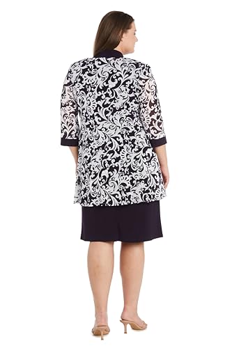 Womens 2PC Printed Two Piece Dress