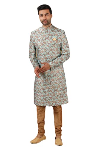 Indian Ethnic Royal Designer Party Wear Traditional Groom Wedding Indo Western Sherwani For Men