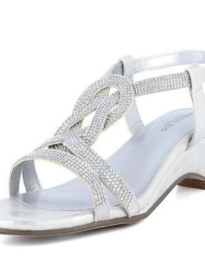 Womens Macey Demi-Wedge Dress Sandals