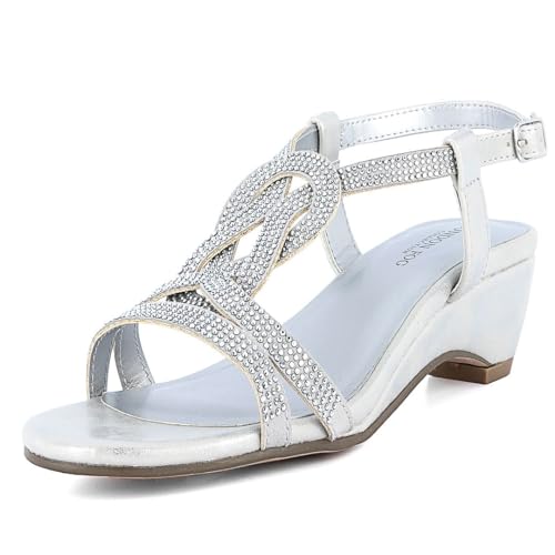 Womens Macey Demi-Wedge Dress Sandals