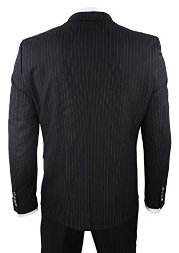 41MtVwfo5L.jpg Mens 3 Piece Suit Gatsby 1920s Gangster Pinstripe Tailored Fit